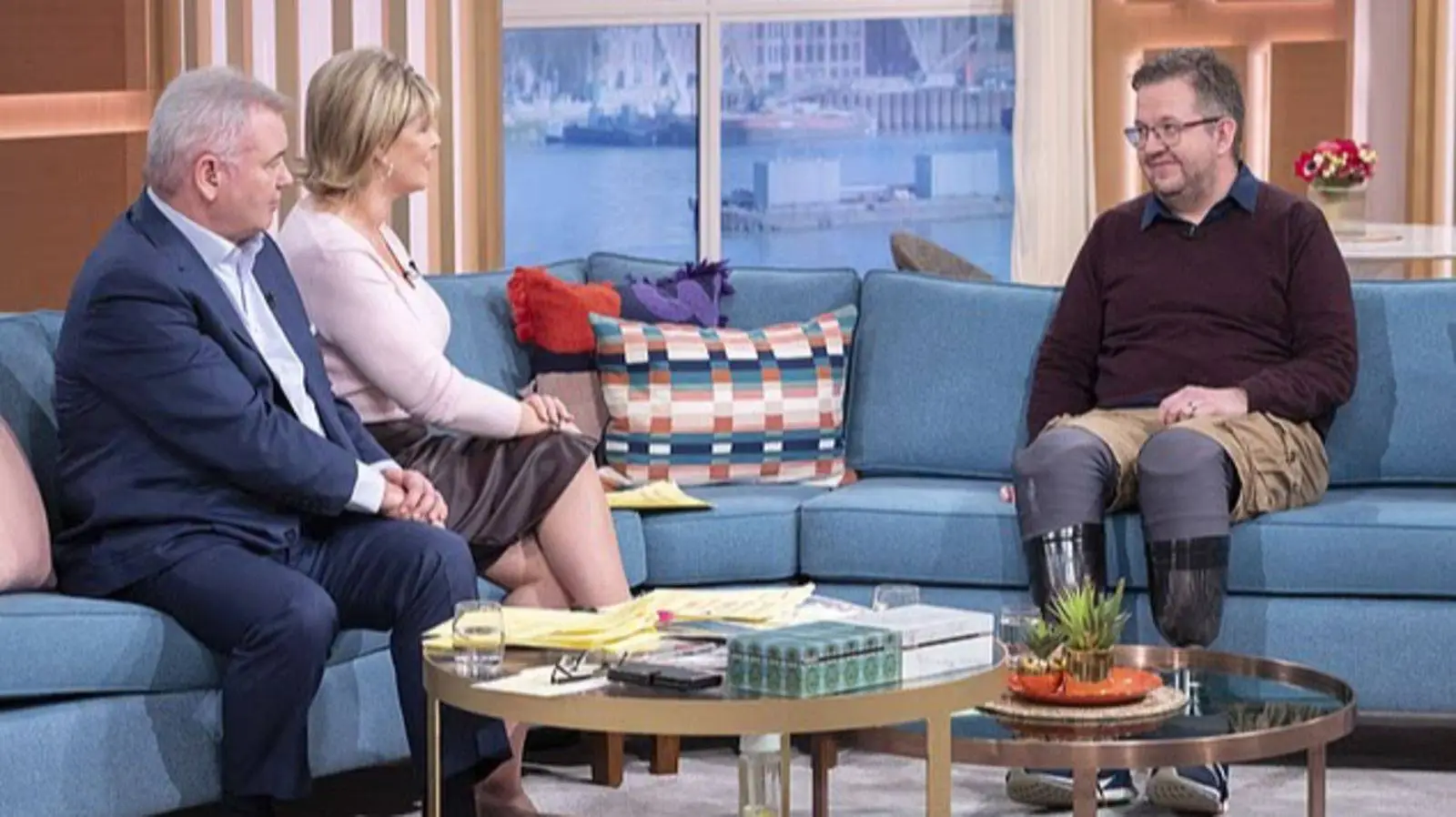 Hopper became a poster boy for the amputee community (ITV)