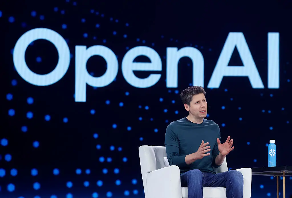 Key executives at OpenAI, including CEO Sam Altman, aren't happy with Meta's poaching attempts (Justin Sullivan/Getty Images)