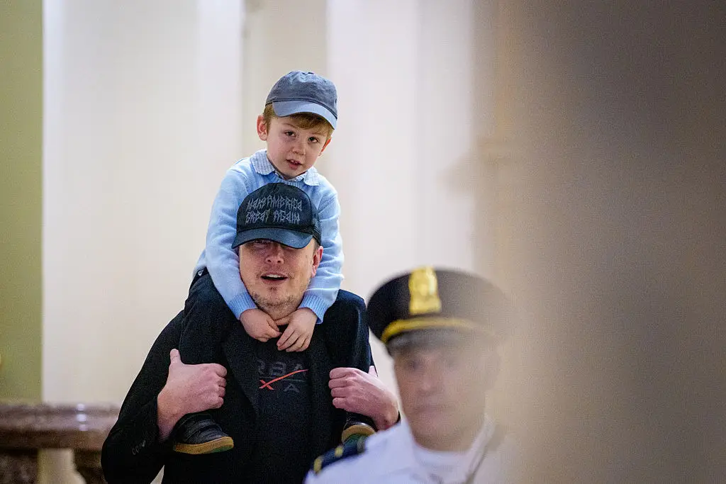 Musk reportedly has 14 children with four different women (Andrew Harnik/Getty Images)