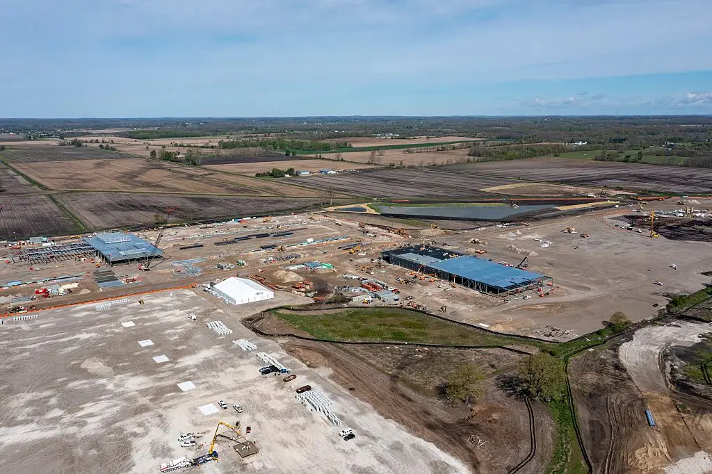 Construction on the Saline Township Stargate campus is progressing quickly (UCG / Contributor)