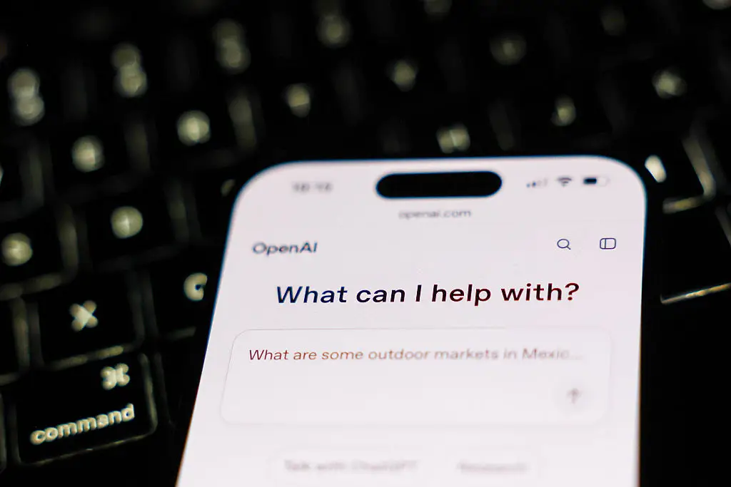 Adding unnecessary words to your ChatGPT messages can have an unexpectedly large environmental impact (Jakub Porzycki/NurPhoto via Getty Images)