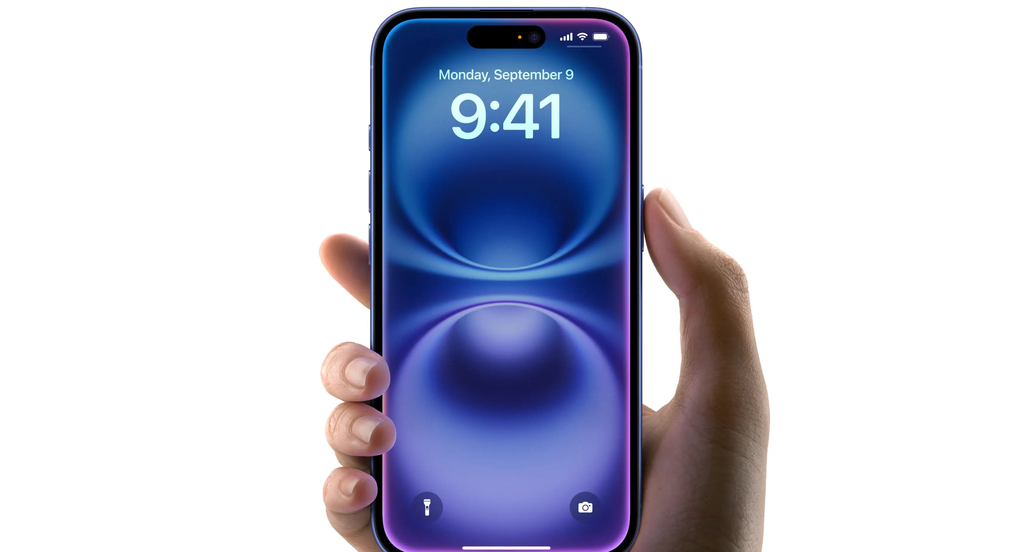 The iPhones are always set to 9:41 in product shots (Apple)