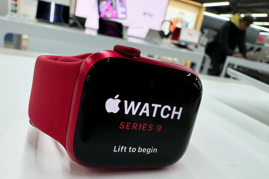 The Apple Watch Series 9 is thankfully included in the list of watchOS 27 compatible devices after it was 'accidentally' left off (Jakub Porzycki/NurPhoto via Getty Images)