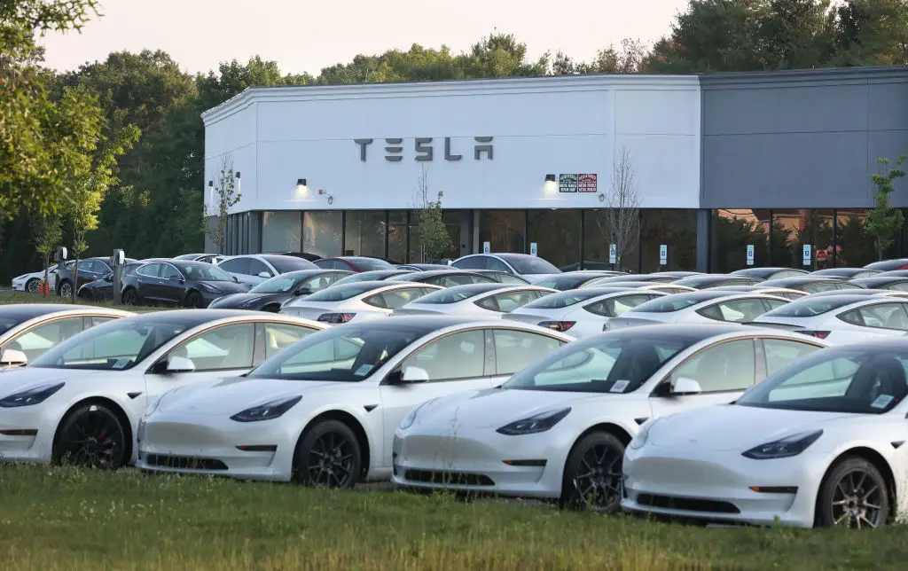 Tesla are depreciating in value (John Paraskevas/Newsday RM via Getty Images)