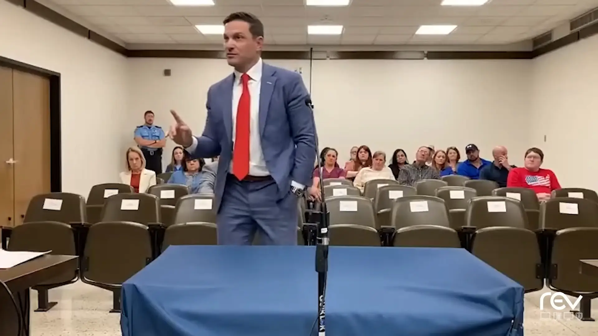 The family's attorney, Matt Ory, claimed that situations like this can prompt children to become suicidal (YouTube/REV Government Channel)