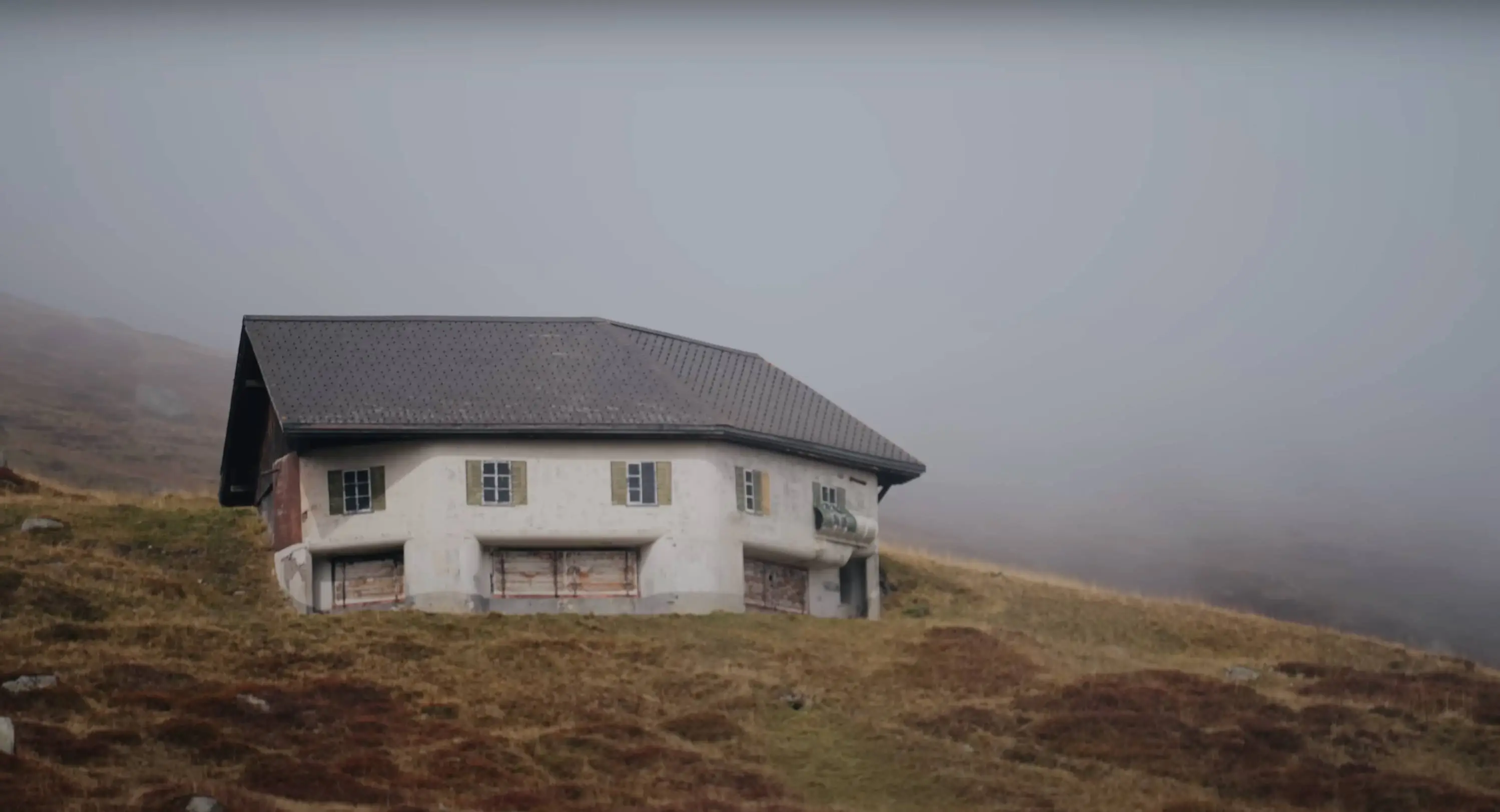 Even unassuming chalets can be secret bunkers (YouTube / Johnny Harris)