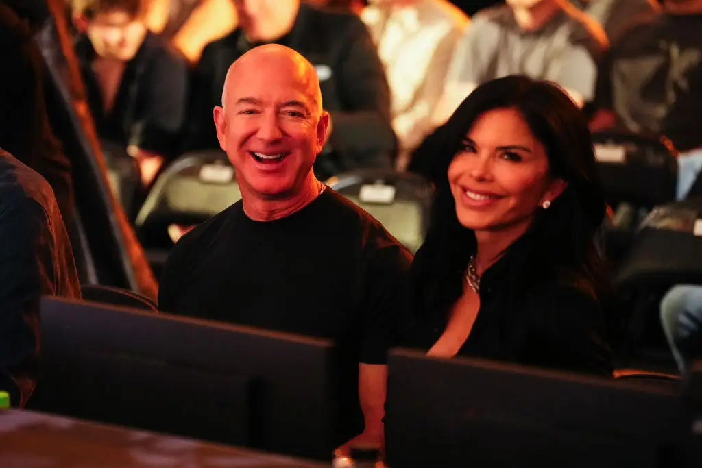 Bezos and his fiancé Lauren Sánchez will be moving to Miami soon (Jeff Bottari/Zuffa LLC via Getty Images)