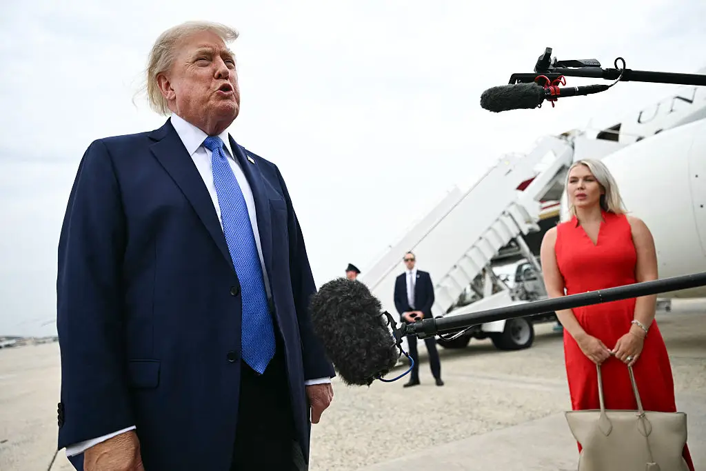 Karoline Leavitt was one of Trump's top earners in 2026 (KENT NISHIMURA / Contributor / Getty