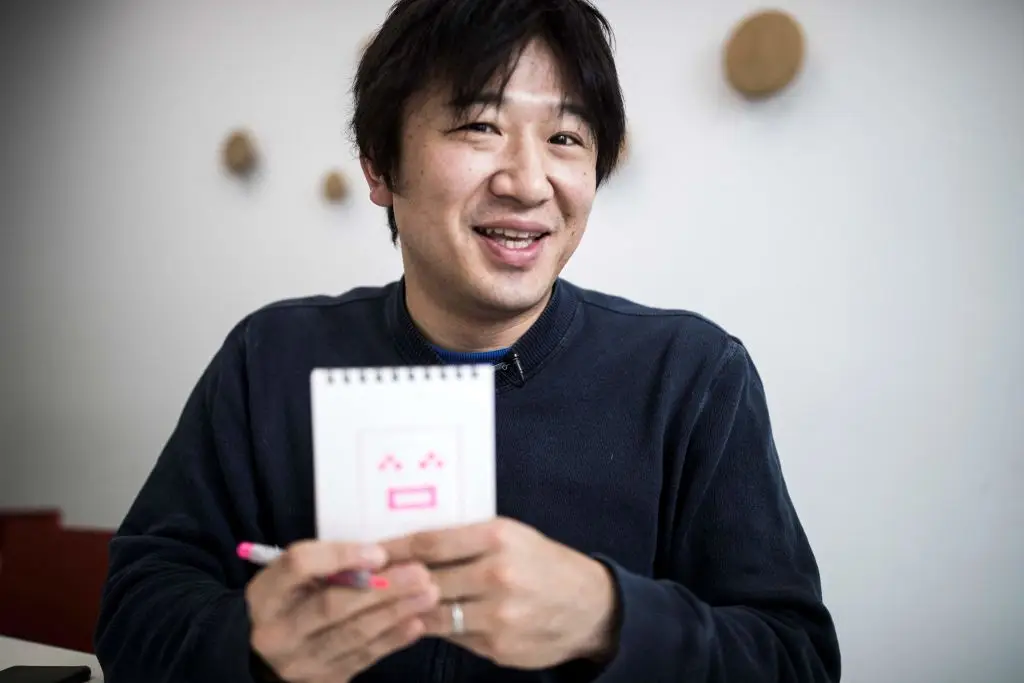 Shigetaka Kurita was the creator of the emoji (Behrouz Mehri/AFP via Getty Images)