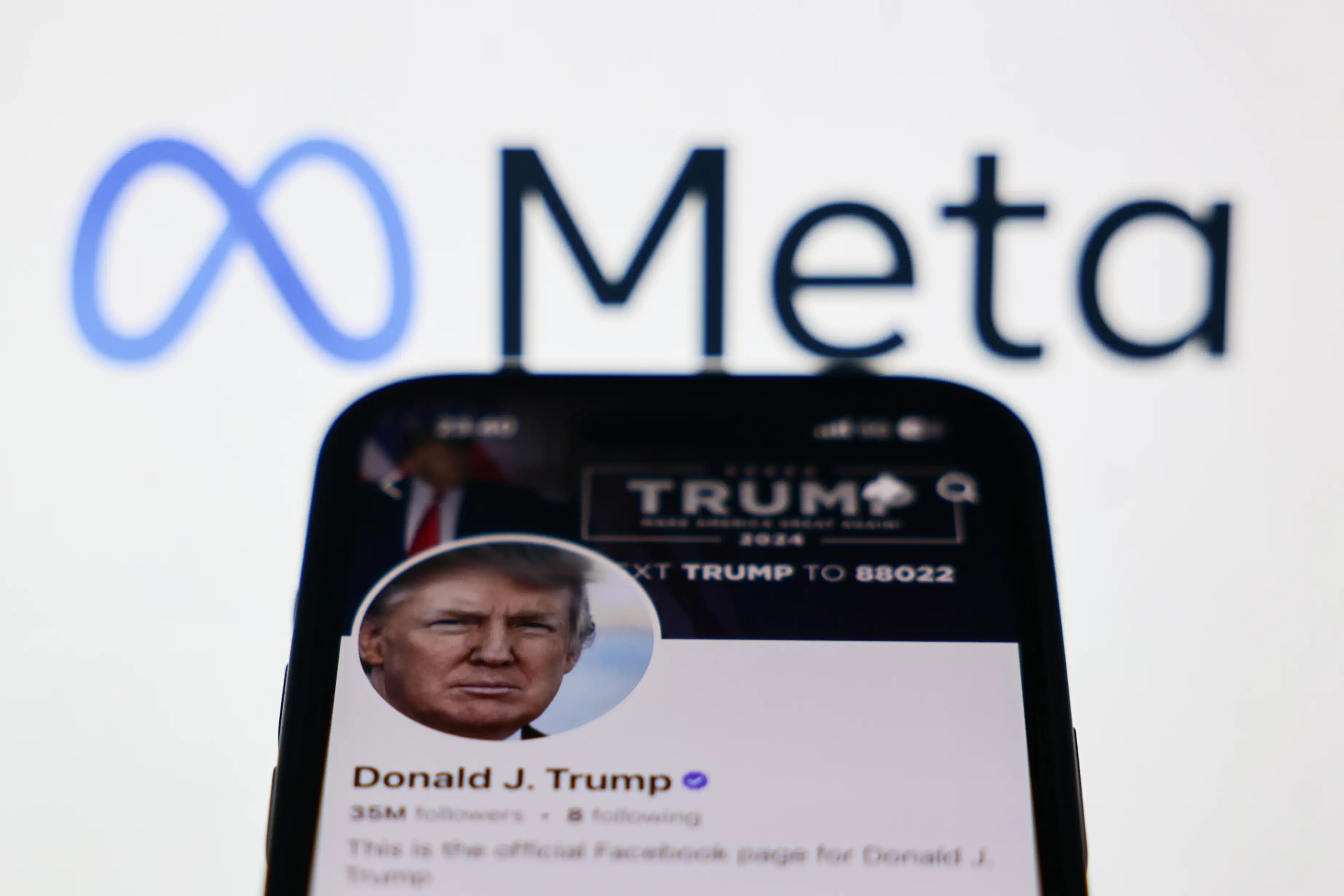 Donald Trump could be a lifeline for major tech companies like Meta (NurPhoto / Contributor / Getty)