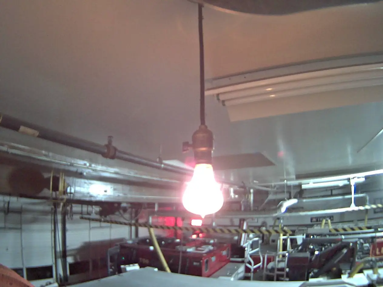 The Centennial Bulb can be observed using a live camera feed of the fire station (centennialbulb.org)