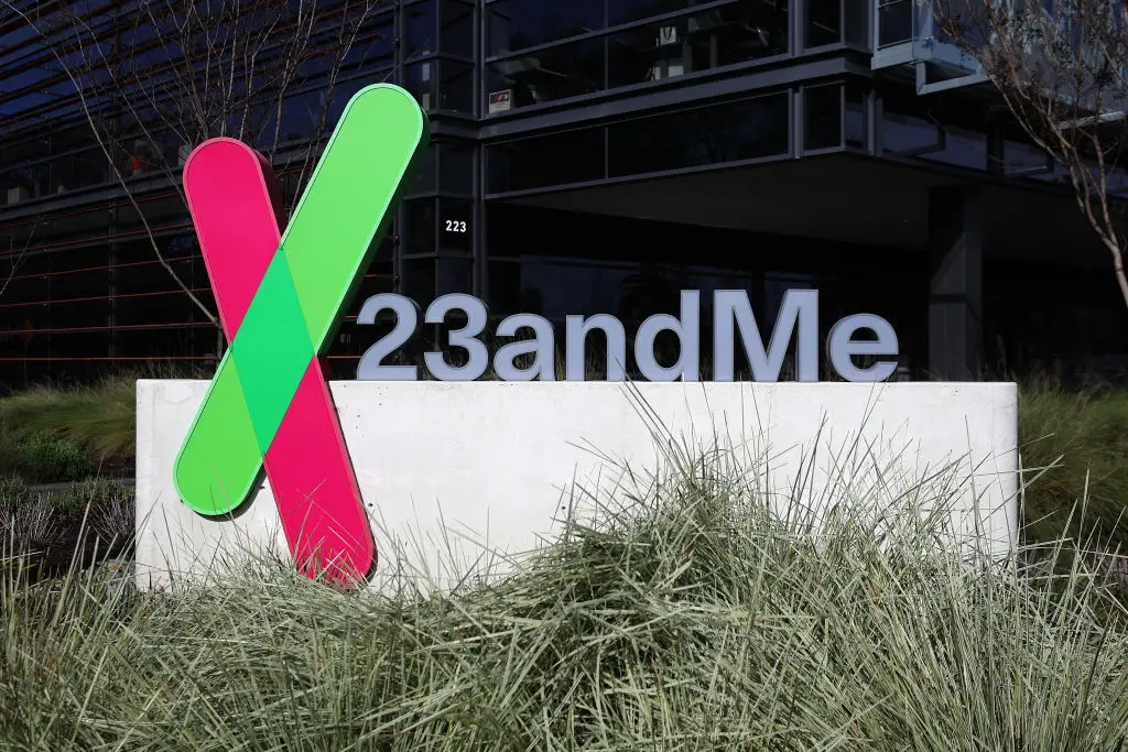 23andMe's bankruptcy could lead to your DNA data being sold to the highest bidder (Justin Sullivan/Getty Images)