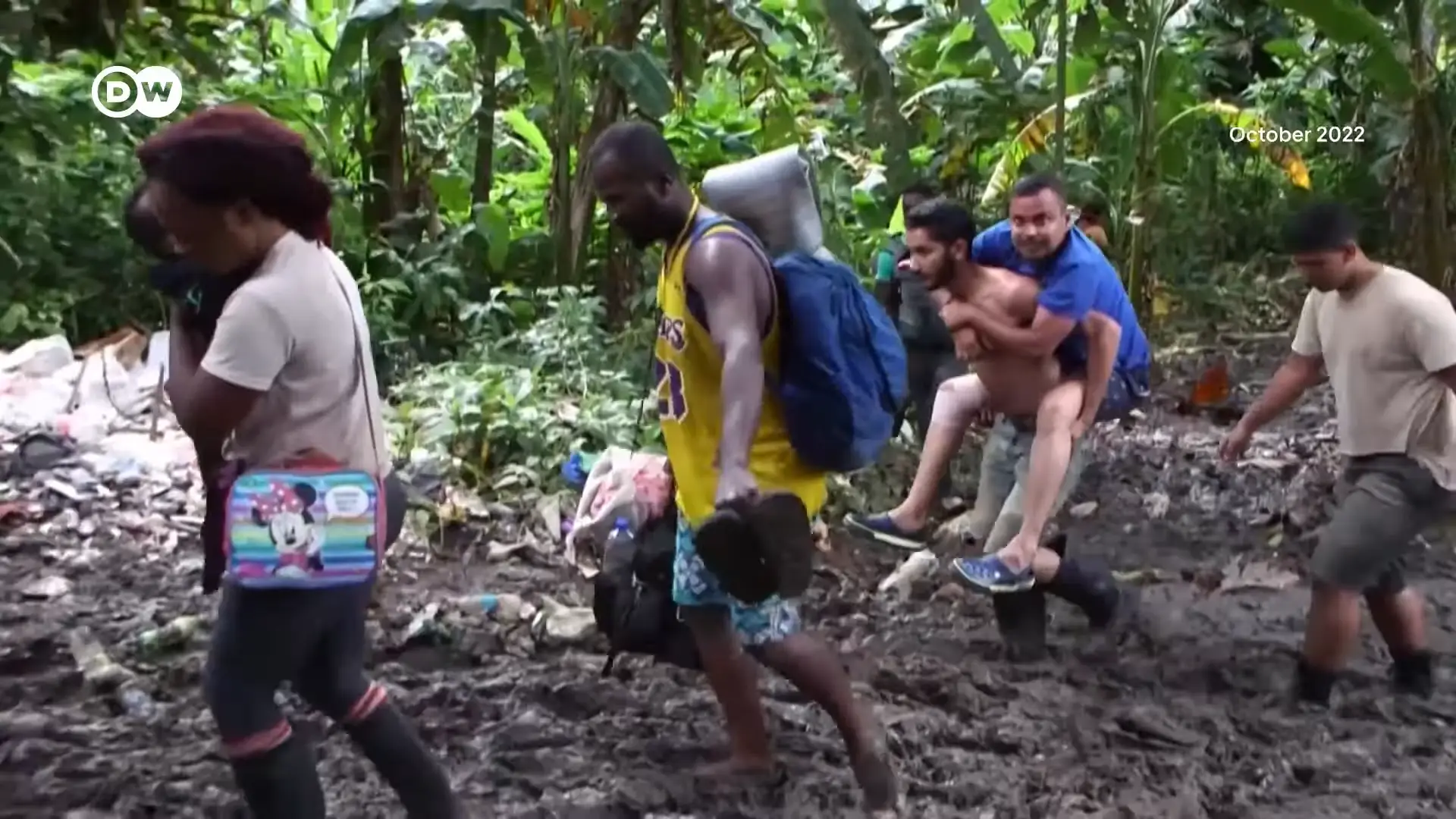 Countless migrants make the life-threatening journey across the Darién Gap despite the dangers (YouTube/DW News)
