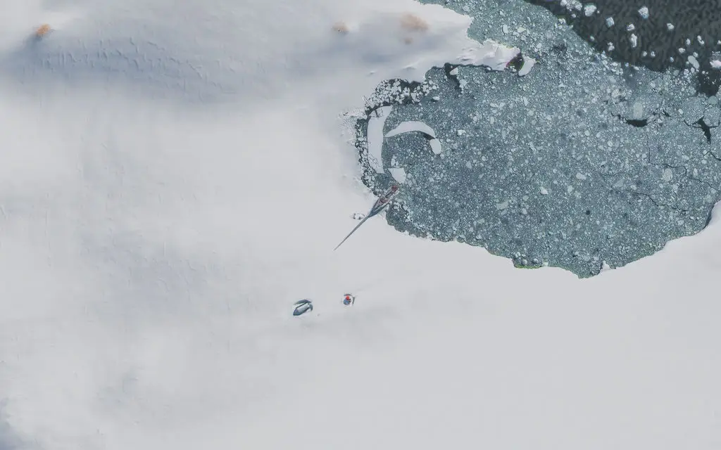 The depths of Antarctica hold the secrets of Earth's origins, preserved in near-perfect conditions (Maxar Technologies)