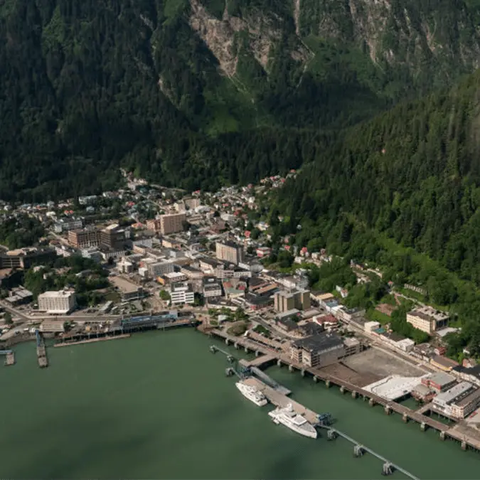 Citizens fear Alaskan capital could be swallowed under water following major glacier outburst