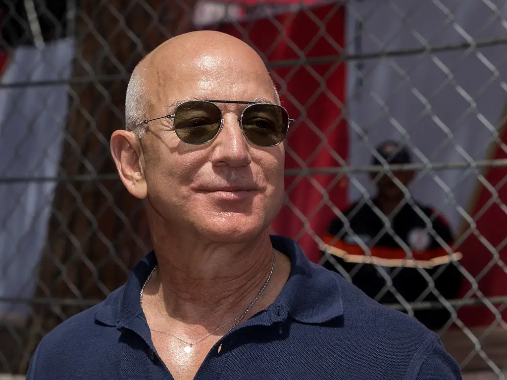Bezos' satellite has mysteriously lost signal in space. (Arnold Jerocki/Contributor/Getty)