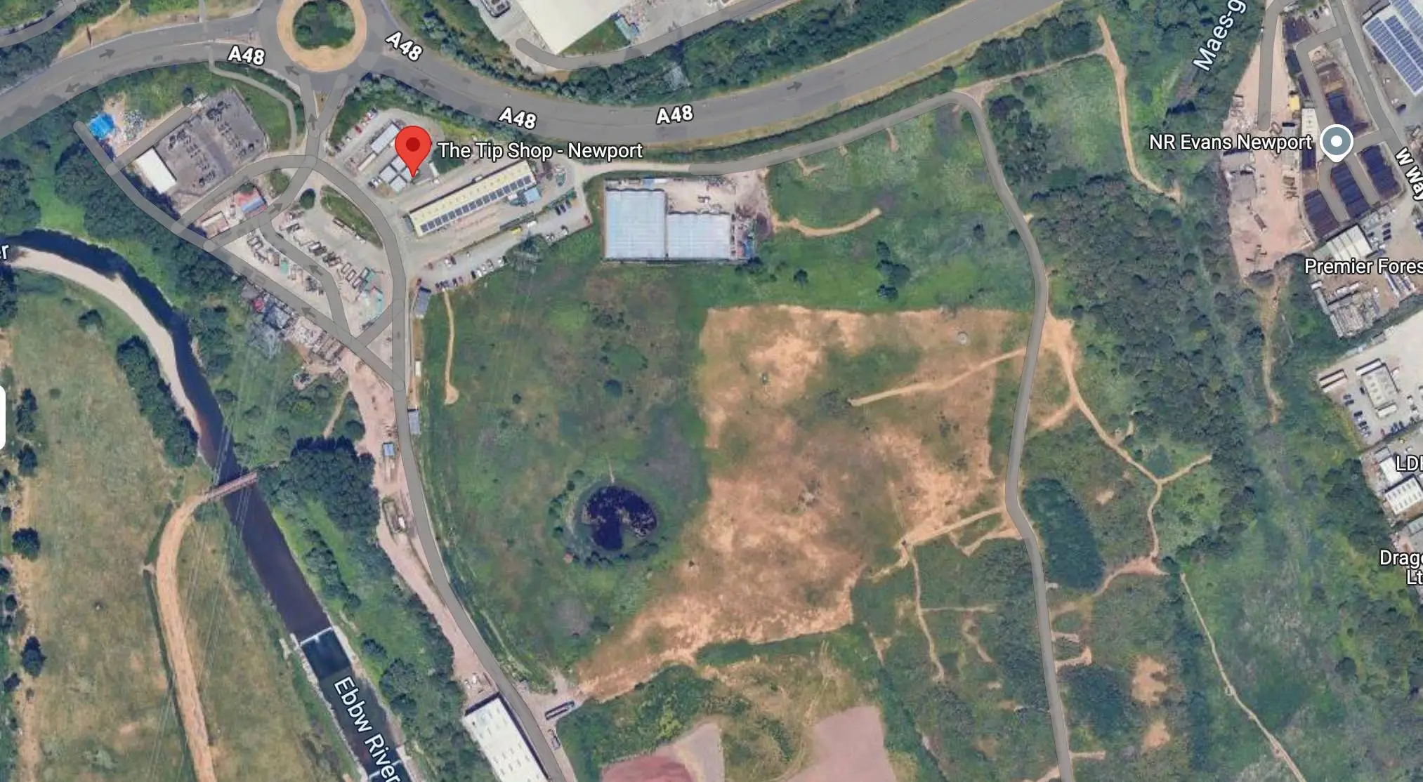 The site is due to be redeveloped into a solar farm (Google Maps)