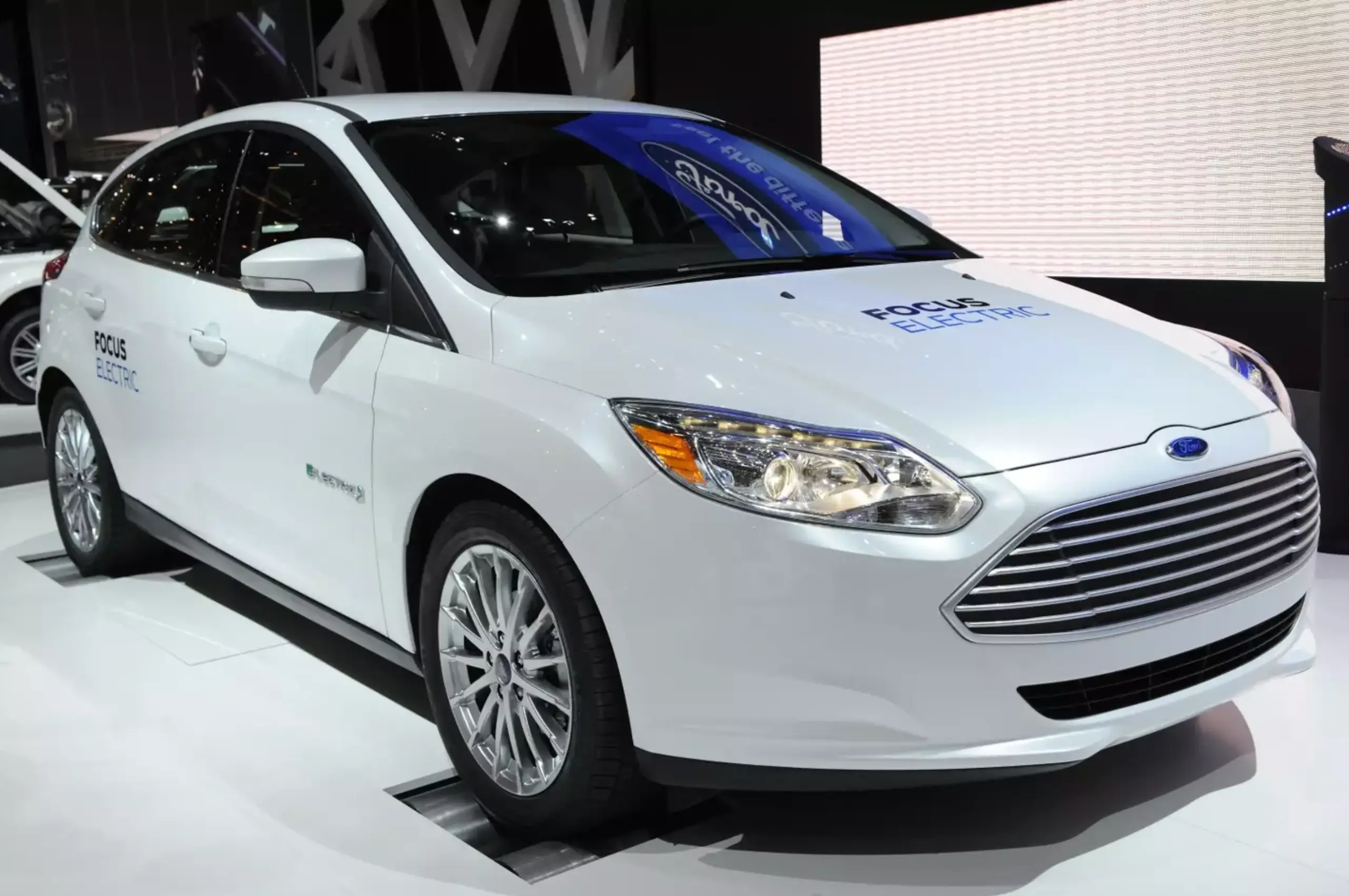 The Ford Focus Electric was made from December 2011 to May 2018 (Jean-Marc ZAORSKI/Gamma-Rapho via Getty Images)