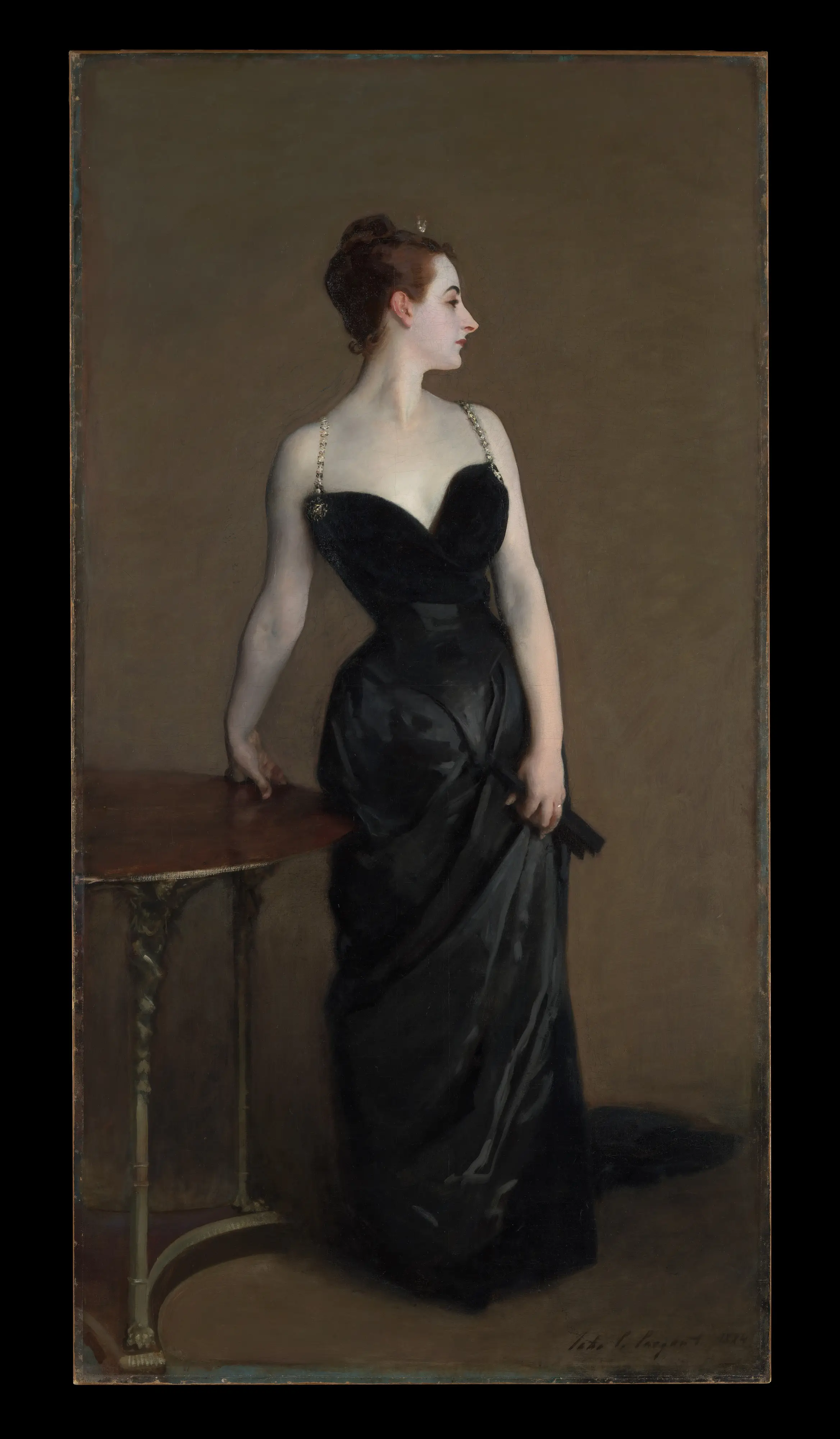 Sánchez Bezos revealed that her inspiration for the Met Gala look was John Singer Sargent's 'Portrait of Madame X' (Met Museum)