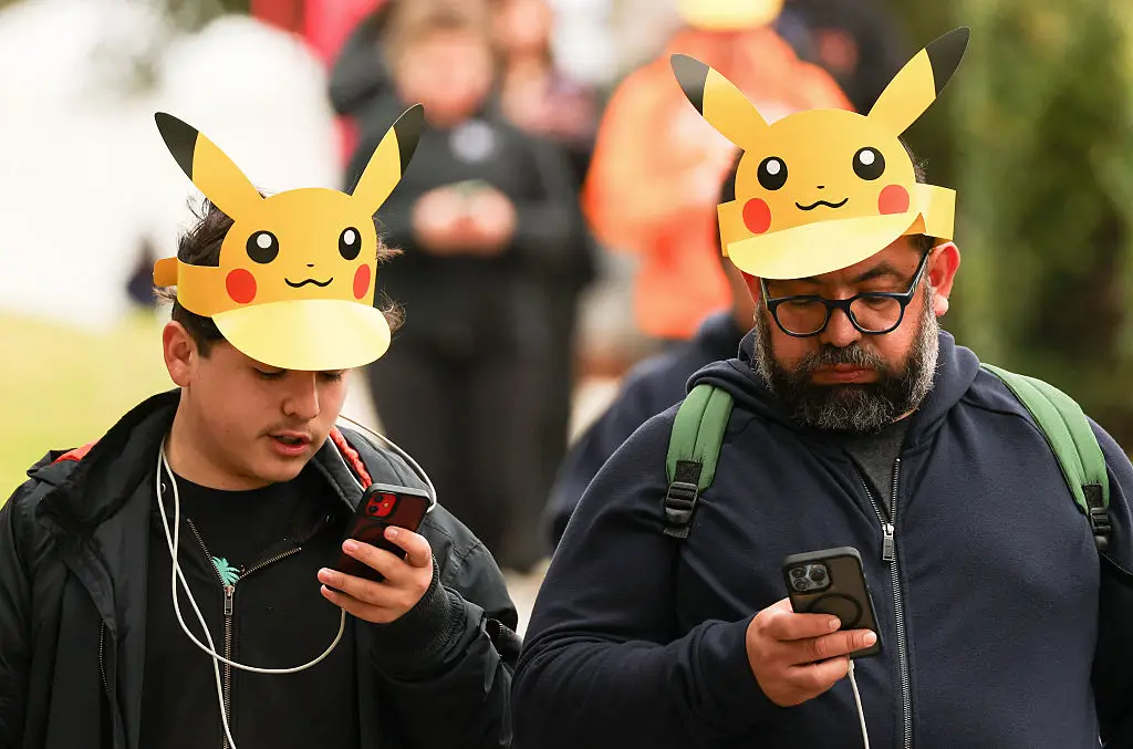 Data collected from Pokémon Go players trained AI models (Patrick T. Fallon/AFP via Getty Images)