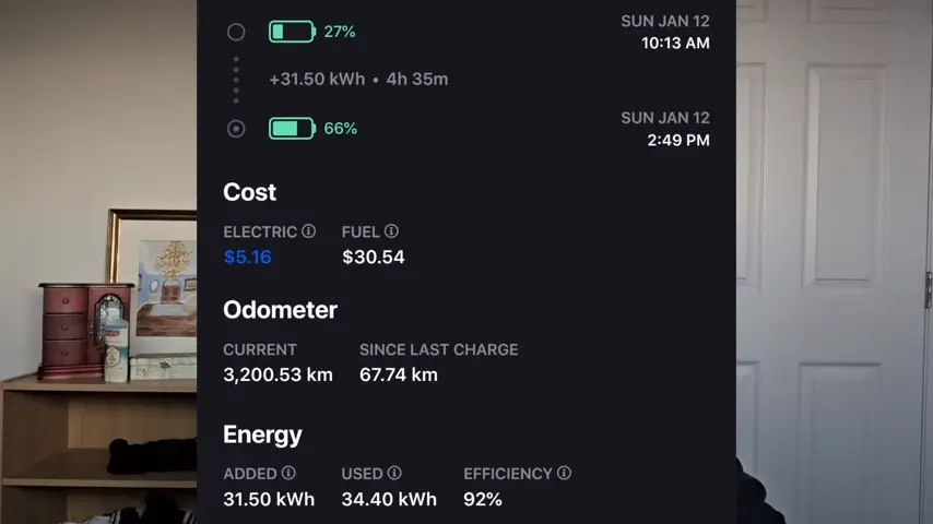 It's cheaper than you'd think to leave your car's heating running - something to consider on those colder days! (YouTube/FrozenTesla)