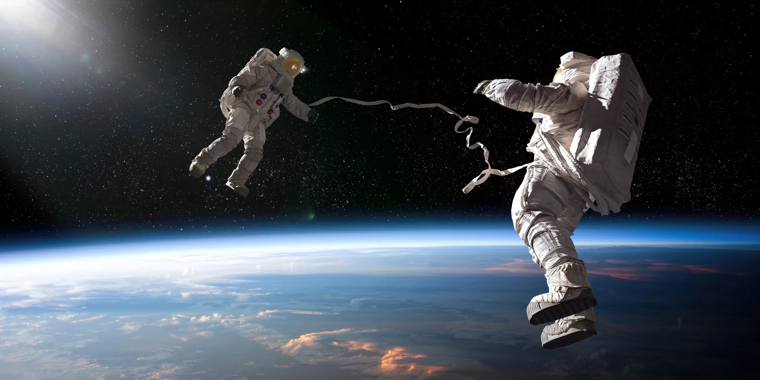 The astronauts faced a dilemma during a spacewalk (peepo/Getty Images)