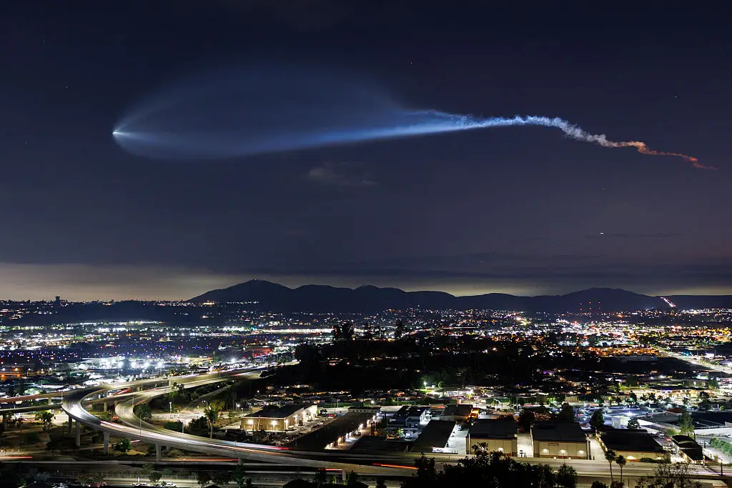 Around 70% of all satellites orbiting Earth are controlled by the United States, with many of these being through SpaceX (Kevin Carter/Getty Images)