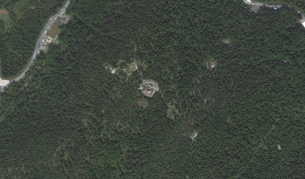 The Raven Rock Mountain Complex will protect 7,000 high-ranking government officials from the effects of nuclear war (Maxar Technologies)