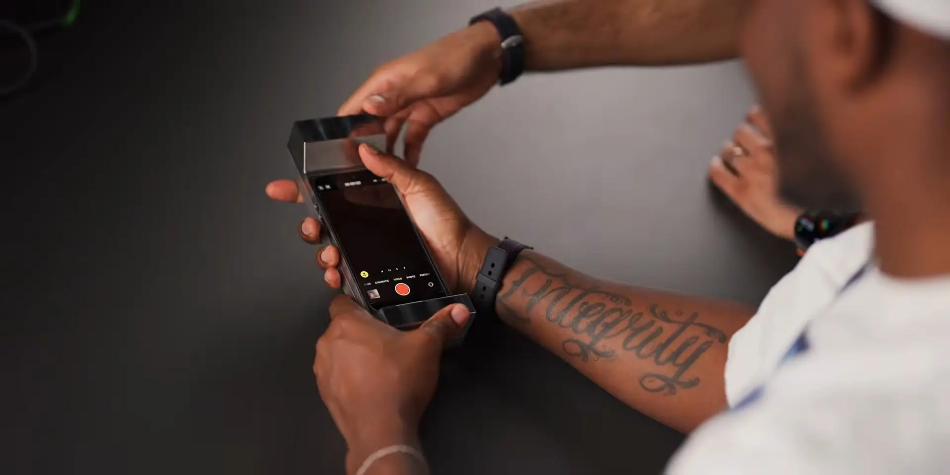 This unorthodox gadget might convince you to stop using your phone by force (YouTube/Mrwhosetheboss/KSI)