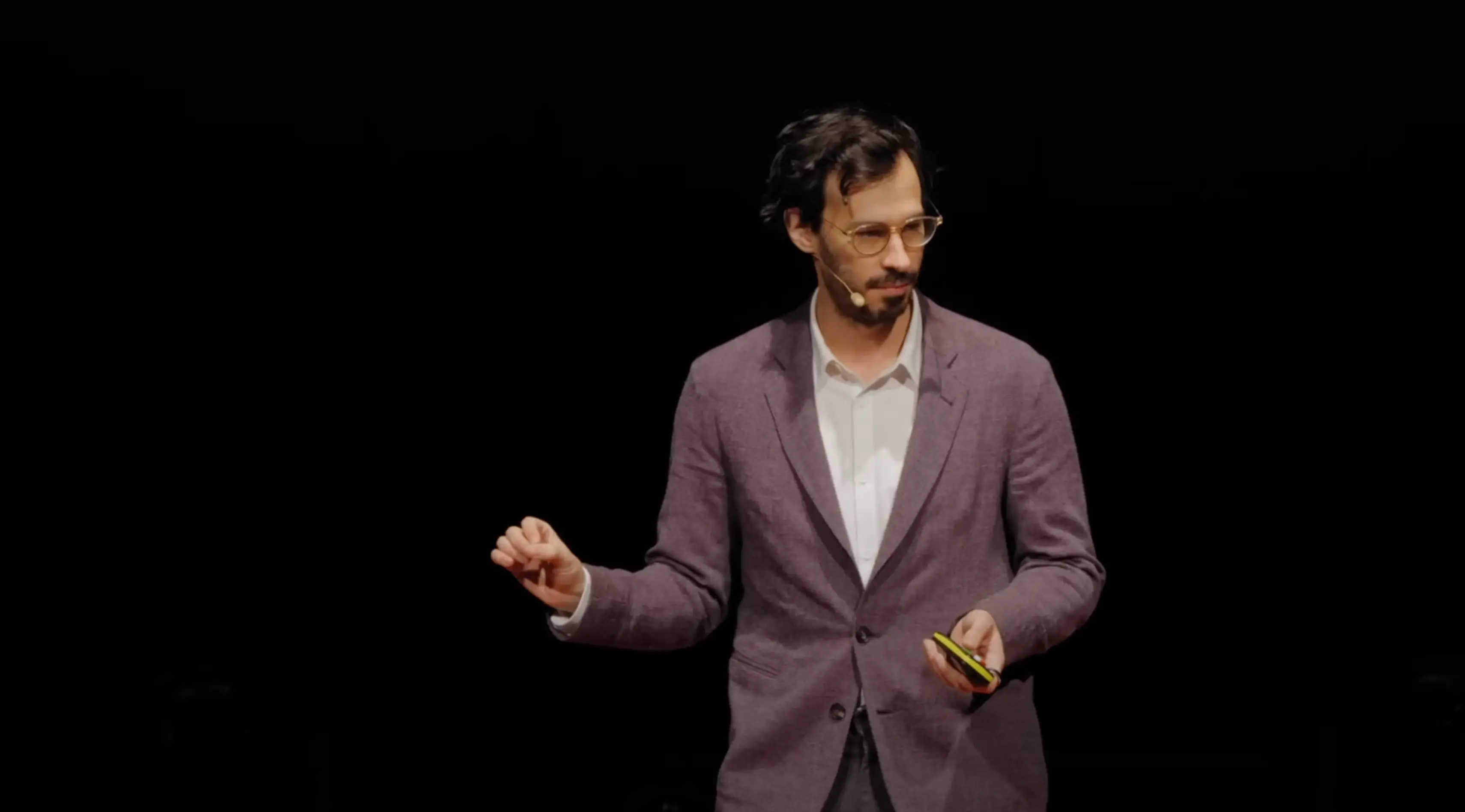 Carl Miller investigated the dark web site (YouTube/@TED)