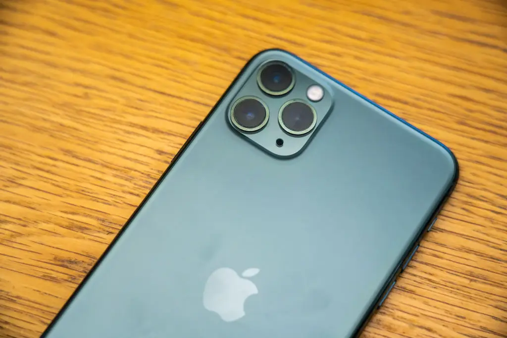 You might have wondered what the black dot on the back of your iPhone means (Alex Tai/SOPA Images/LightRocket via Getty Images)