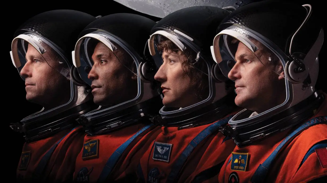 Three NASA and one CSA astronaut are heading to the Moon (NASA)