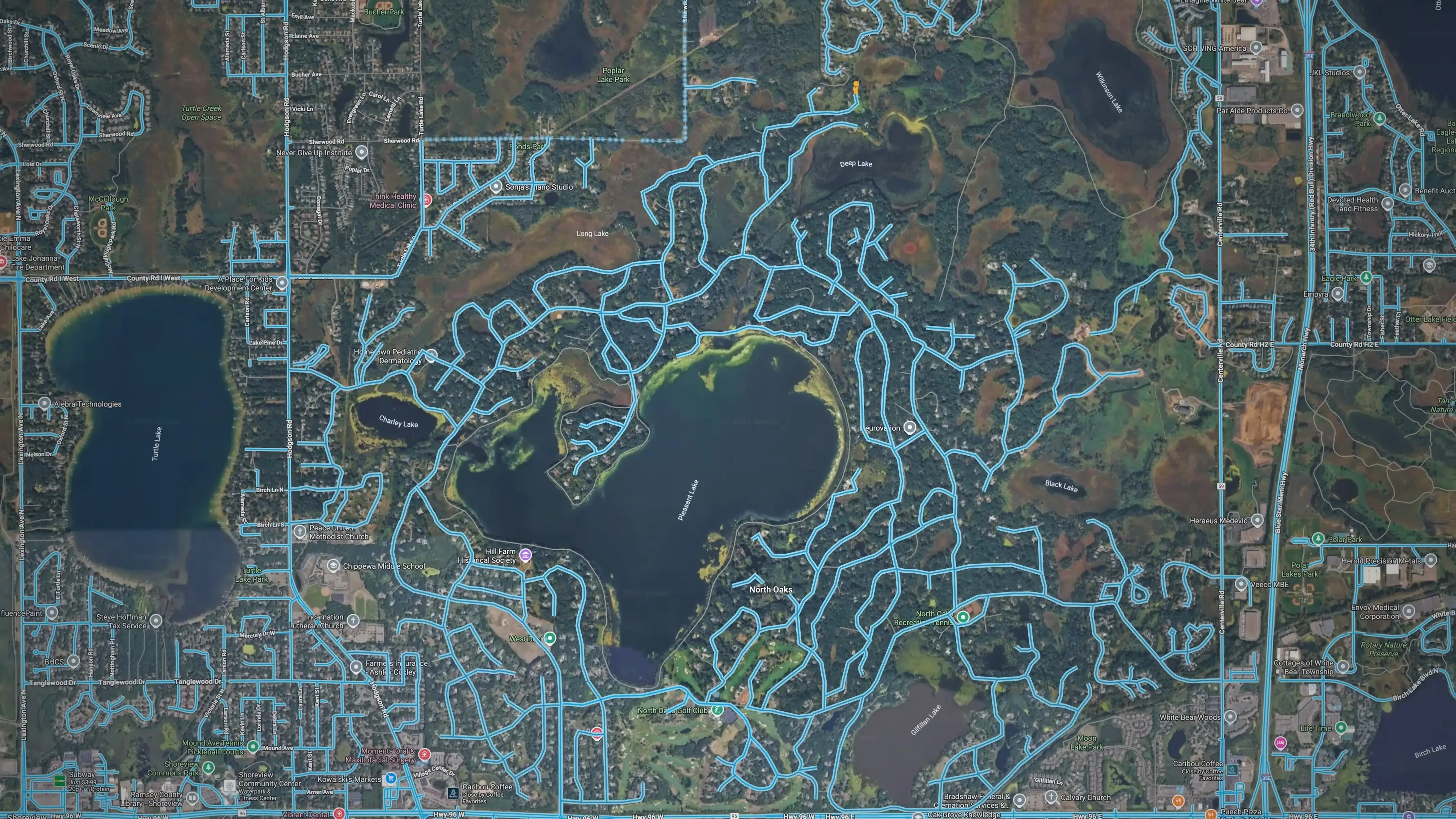 North Oaks was subject to Street View before being removed in 2007, yet one mapper has returned access decades later (YouTube/Chris the Producer)