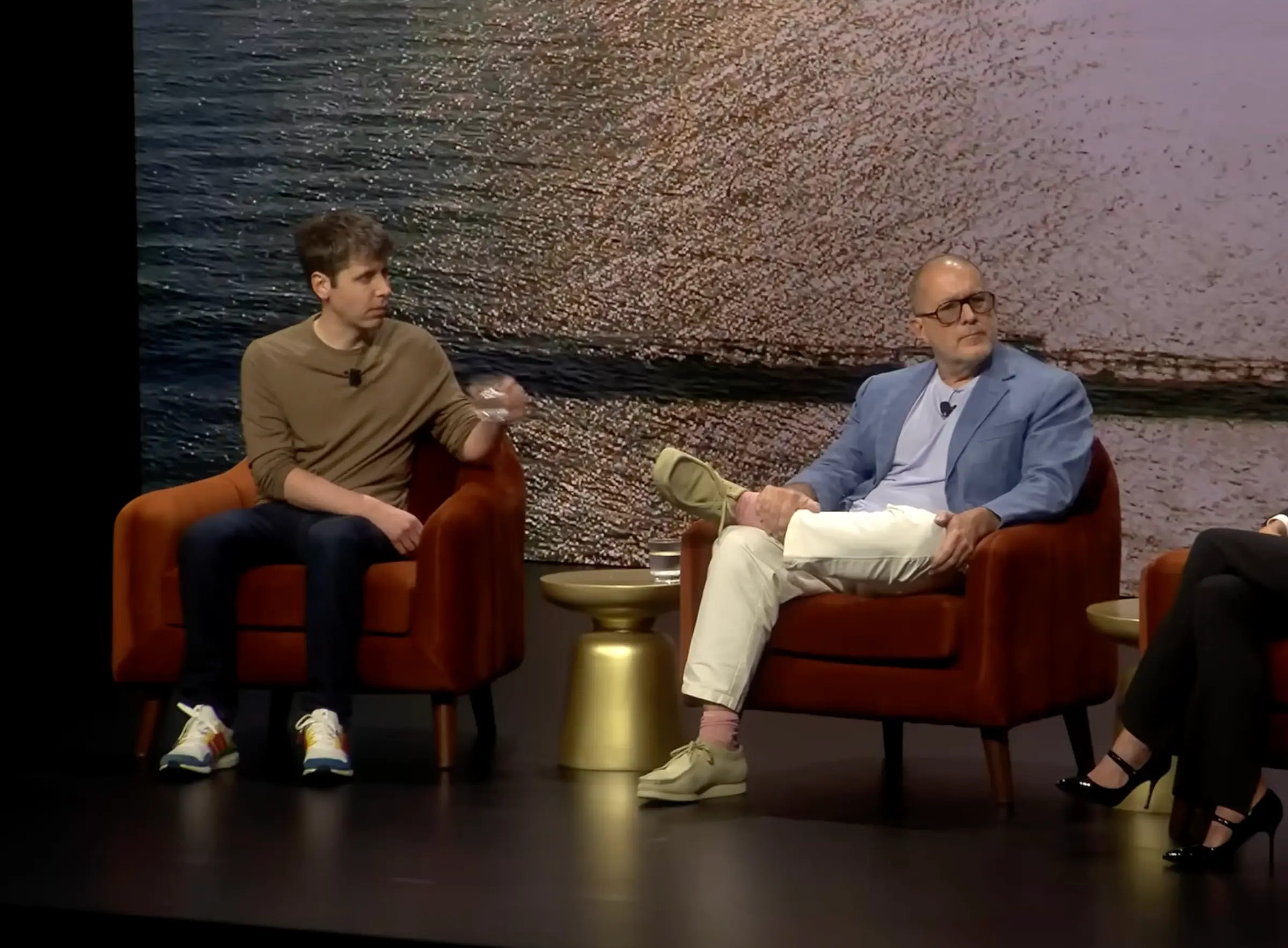 Former Apple designer Jony Ive is collaborating with OpenAI on a new product (YouTube/@emerson-collective)