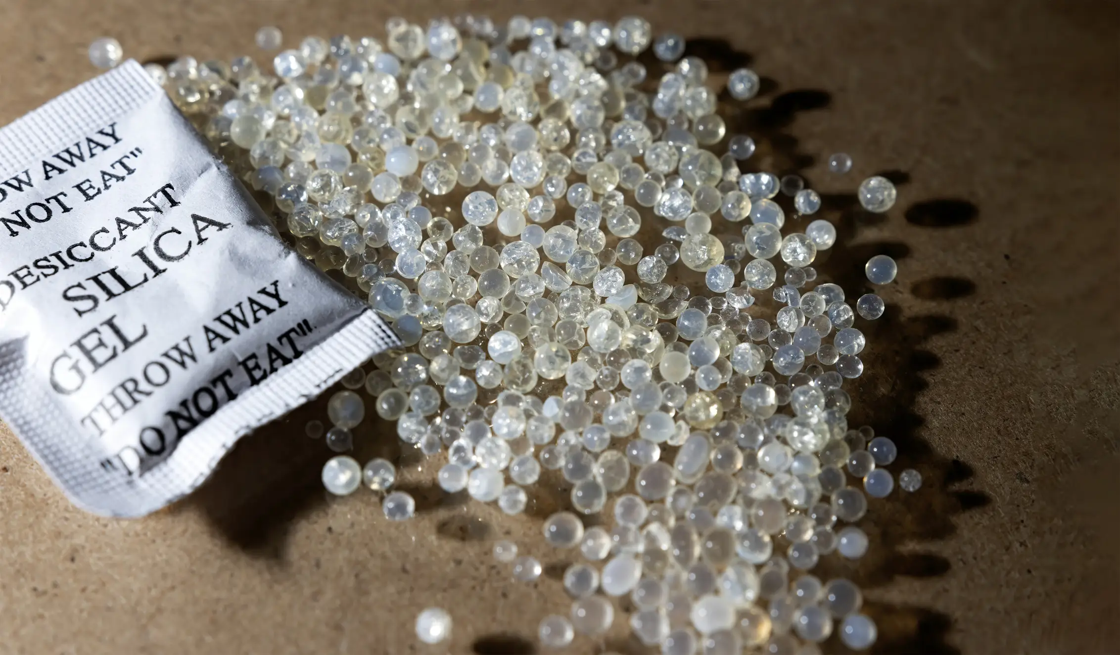 Silica gel would largely be harmless if you did eat it, although some beads are coated with a toxic compound (Getty Stock)
