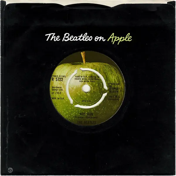The apple logo of this particular record bumps up the price significantly (The White Album Project)