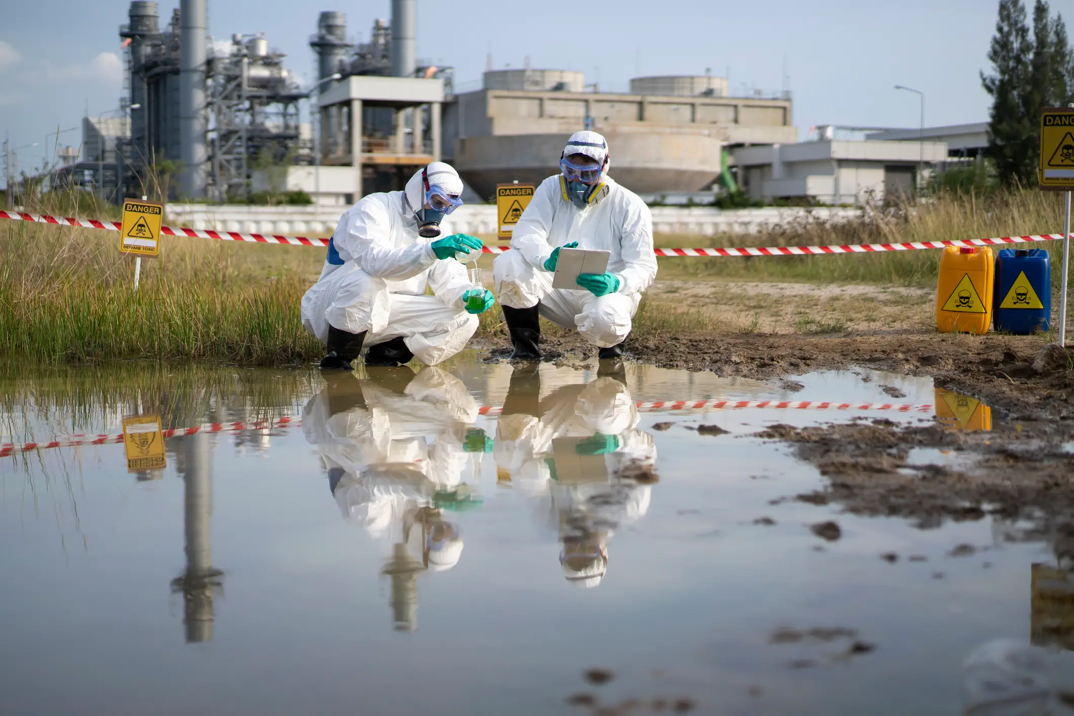 The discharge introduced a bacterium called Cupriavidus gilardii into the local wastewater pipes (seksan Mongkhonkhamsao/Getty)
