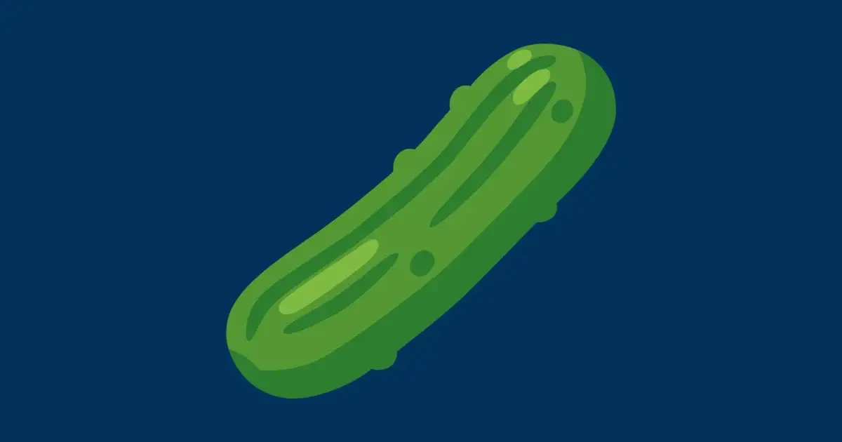 The pickle emoji could soon take over the eggplant (Unicode)