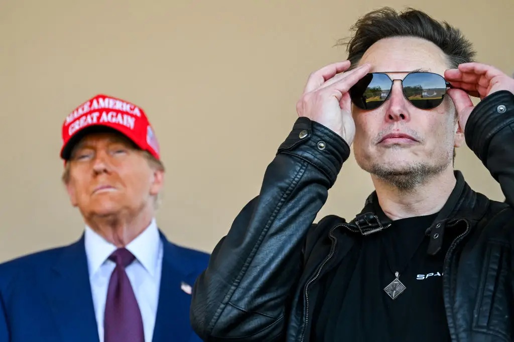 Donald Trump expects Musk to donate SpaceX stock to Trump Accounts (Brandon Bell/Getty Images)