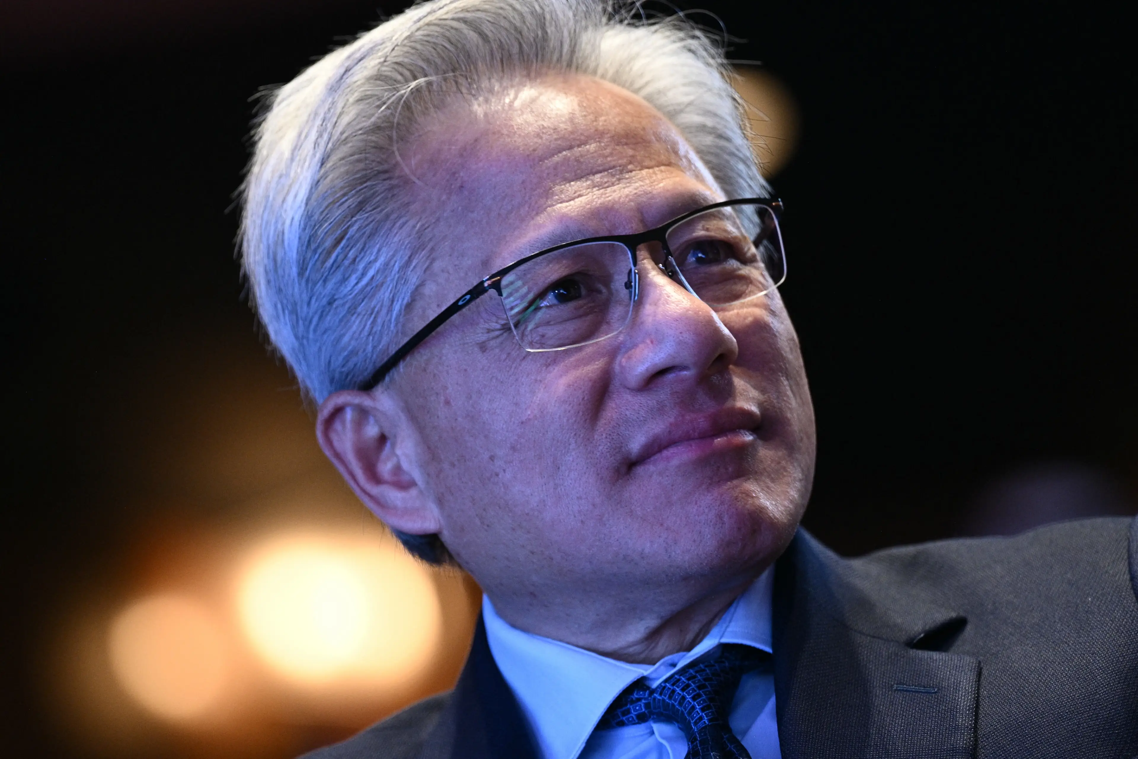 Jensen Huang is CEO of the biggest AI company in the world, NVIDIA (BRENDAN SMIALOWSKI / Contributor via Getty)