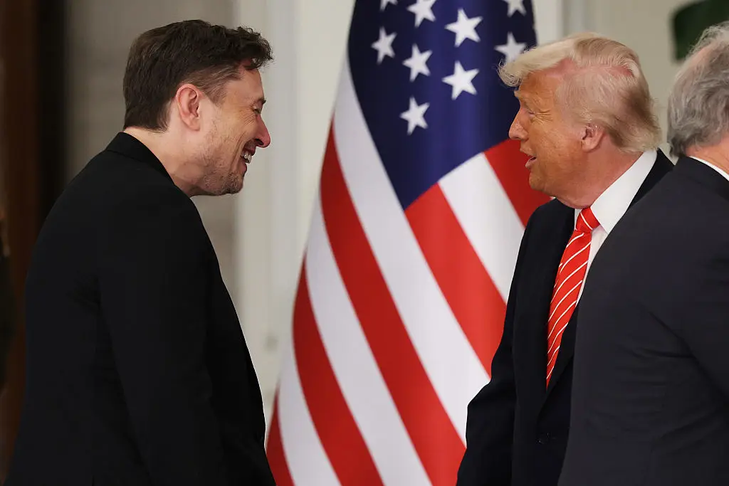 Musk and Trump's once-strong relationship appears to have disappeared (Win McNamee/Getty Images)