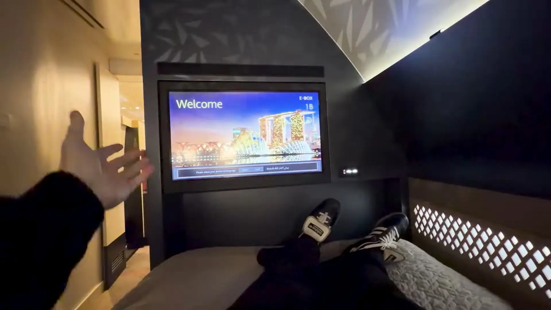 You get your own bedroom, lounge, and shower with a Residence ticket — but it does come at a price (YouTube/WillNE)