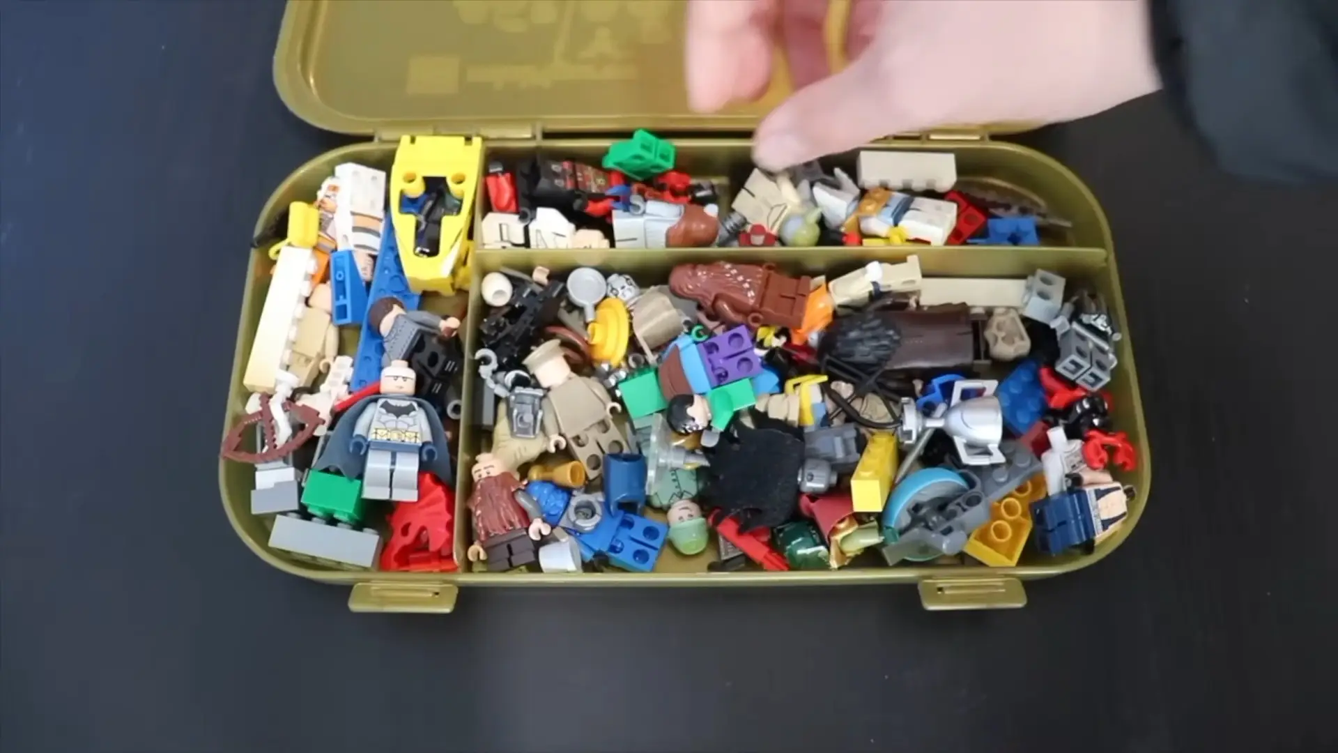 The collection was worth over $1,600, but it's value was largely bolstered by a few rare figures (YouTube/MGS BRICK)