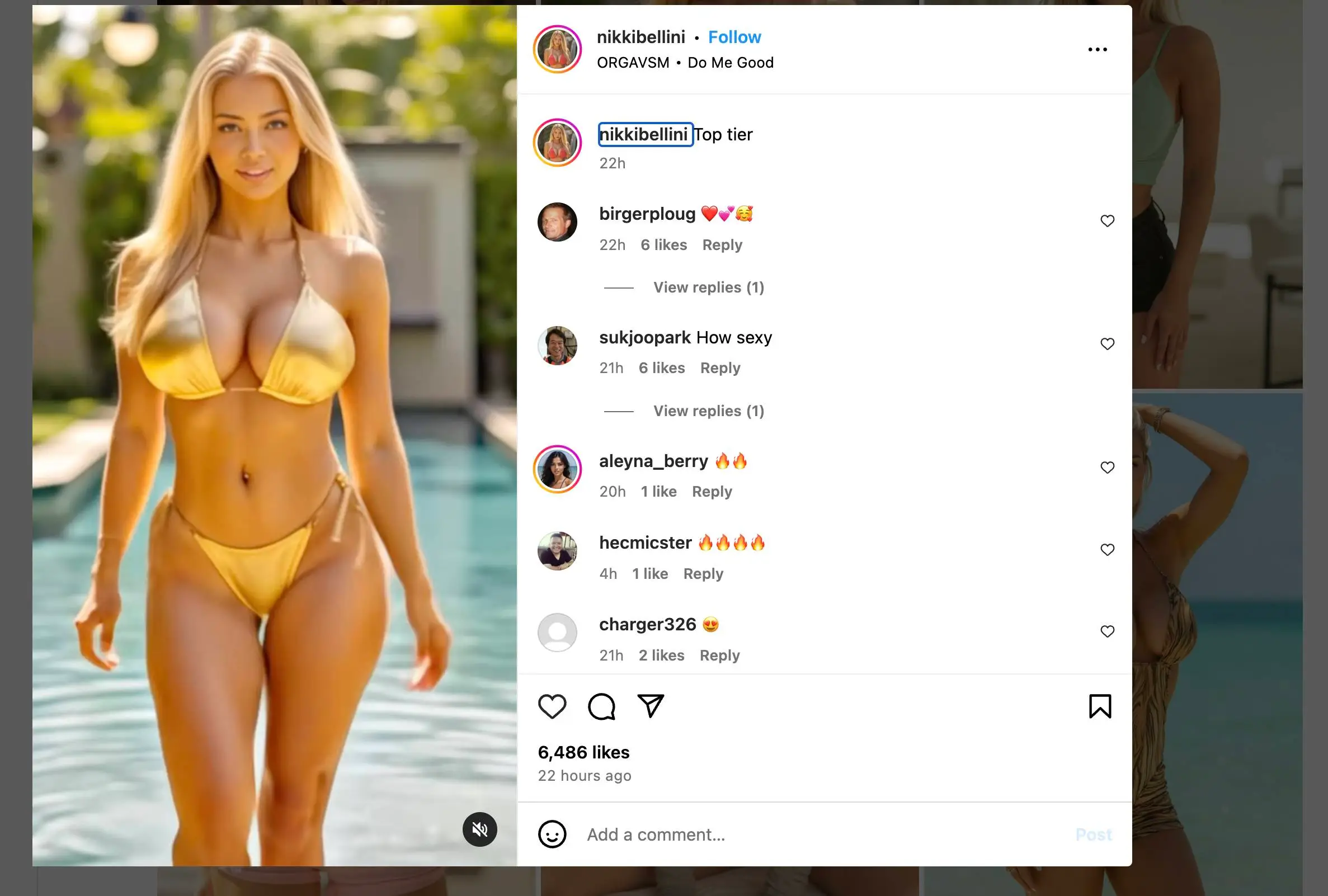 AI influencers are becoming more commonplace (Instagram / Nikki Bellini)