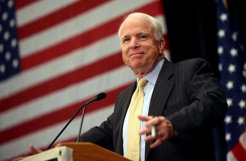 The loophole that allowed John McCain to run might just come in handy for Musk if he has the presidency in his sights (Robert Spencer/Getty Images)