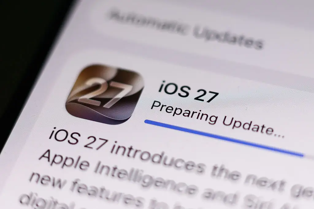 It's a good idea to download iOS 27 if you can, as it brings exciting new features and vital protections to your iPhone (Jakub Porzycki/NurPhoto via Getty Images)