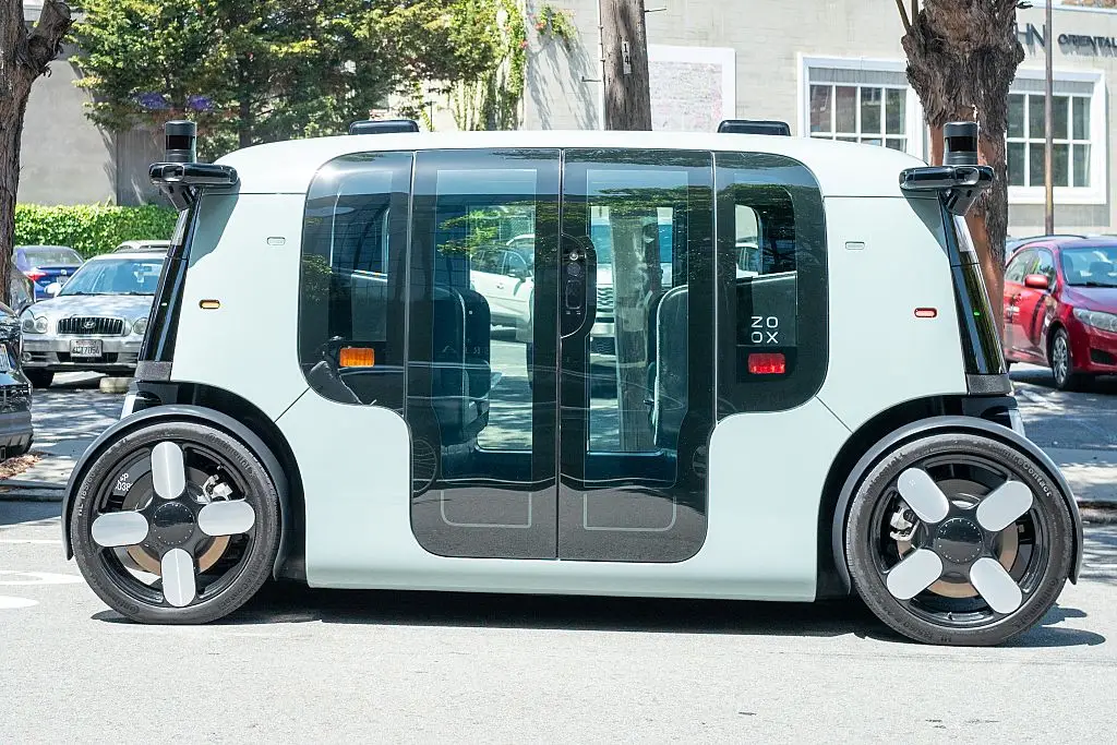 Amazon has been granted approval to deploy its Zoox vehicles in Las Vegas, offering zero human controls (Smith Collection/Gado/Getty Images)