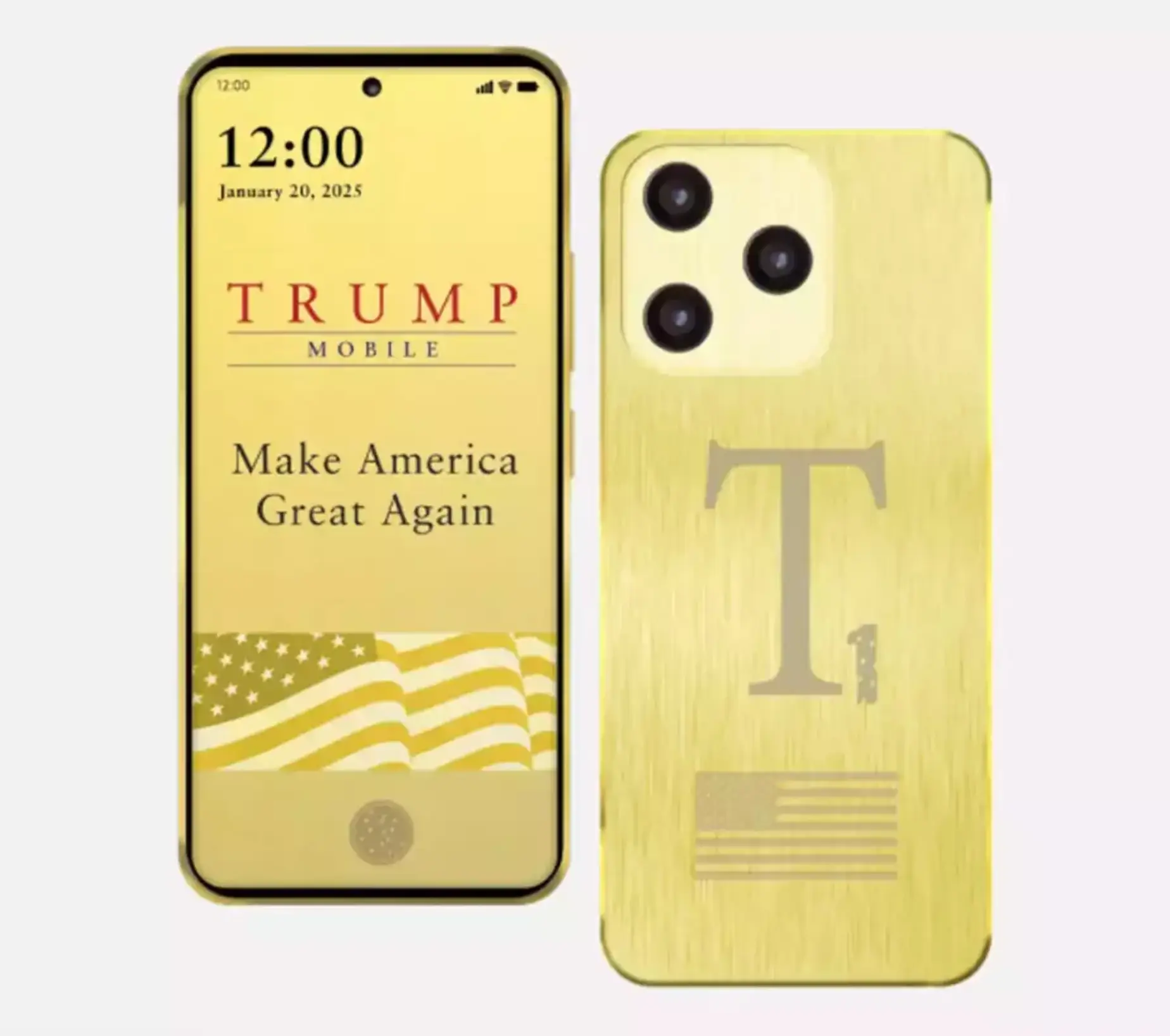 The Trump phone was unveiled by the Trump Organization (Trump Mobile)