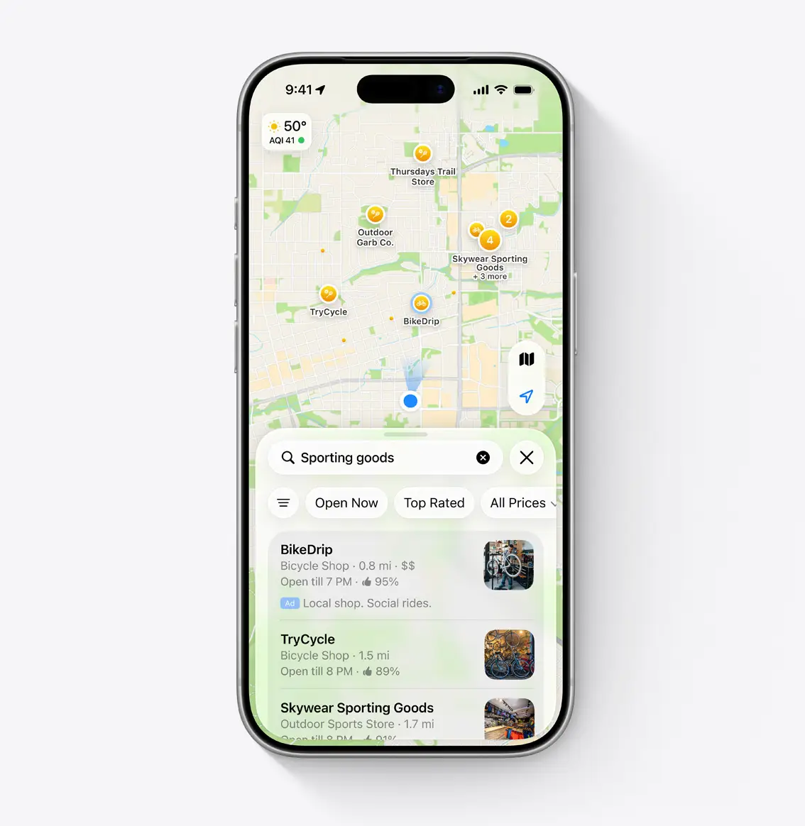 Ads are now rolling out on Apple Maps (Apple)