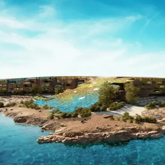 Futuristic 'immersive' luxury island set to finish construction in 2024 as part of $1,500,000,000,000 project